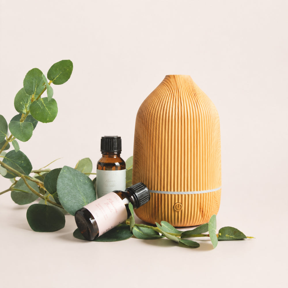 Homegrown Series Electric Diffuser & Essential Oil Set